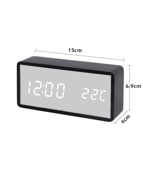 Электронные LED часы - будильник GHY-010JM/BK/WH