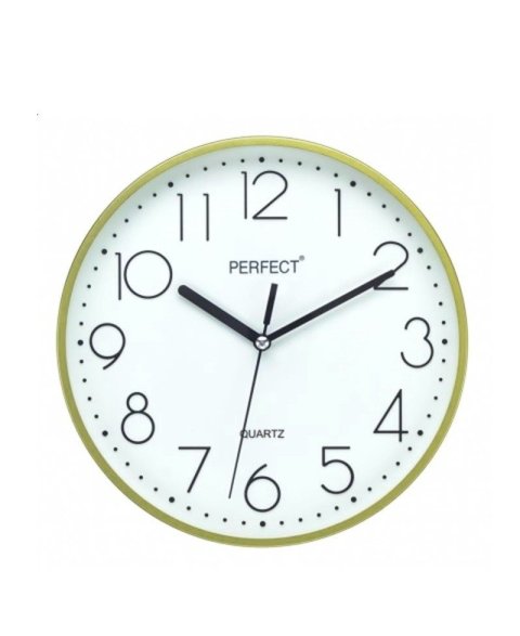 PERFECT Настенные кварцевые часы FX-5814/GOLD