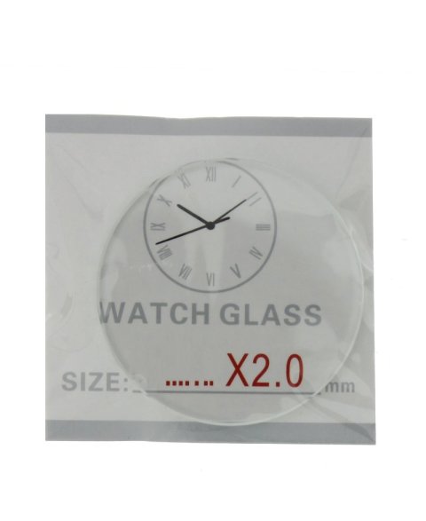 37.0X2,0mm Mineral. Glass for watches