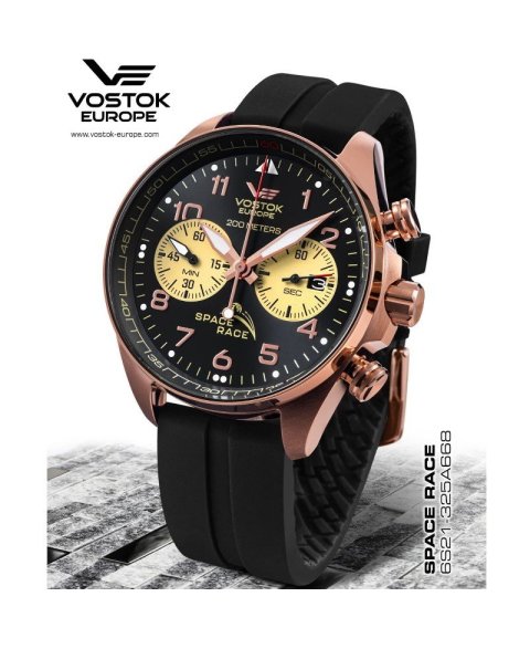 Vostok Europe Space Race Chronograph 6S21-​325A665SL