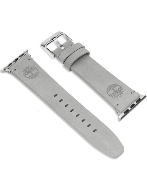 Watch Strap TIMBERLAND STRAP ASHBY L GREY LEATHER SS 22 mm
