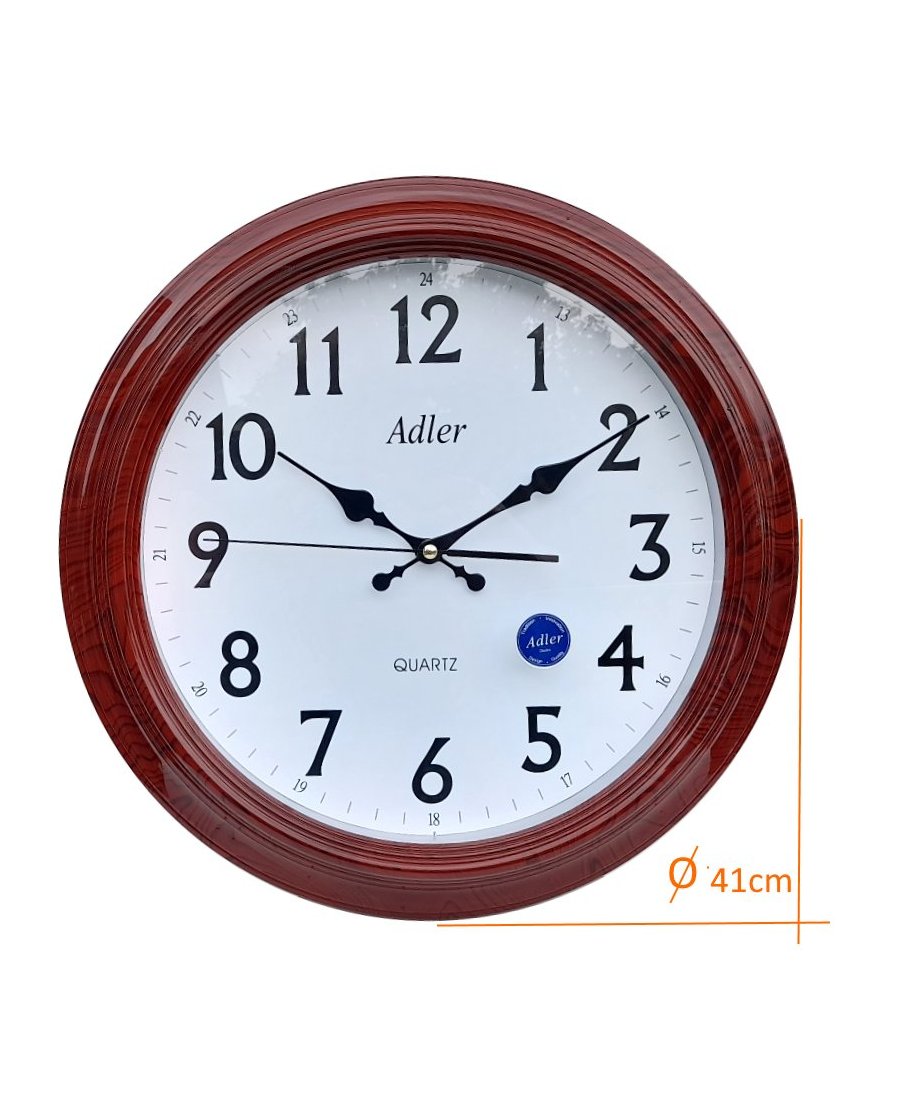 ADLER 30154 CHERRY Quartz Wall Clock