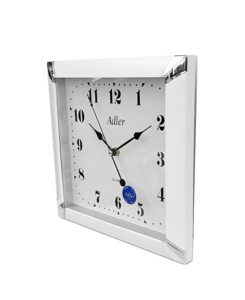 ADLER 30089 WHITE Настенные кварцевые часы 