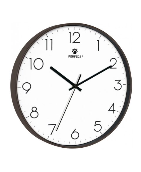 PERFECT Wall clock FX-805 BROWN