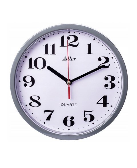 ADLER 30019 GREY Quartz Wall Clock