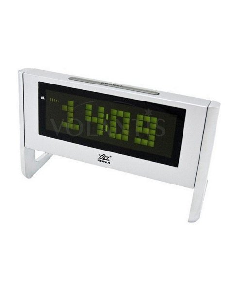 Электронные часы - будильник XONIX 1252/GREEN