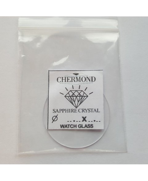 28.5X1,0mm Mineral. Glass for watches