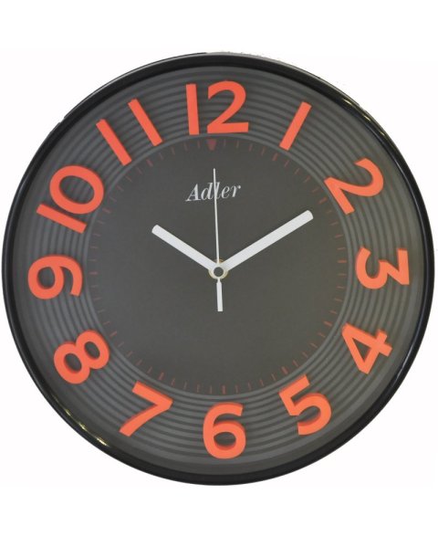 ADLER 30151 RED Quartz Wall Clock
