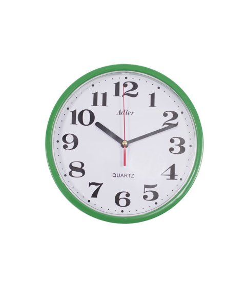 ADLER 30019 GREEN Quartz Wall Clock