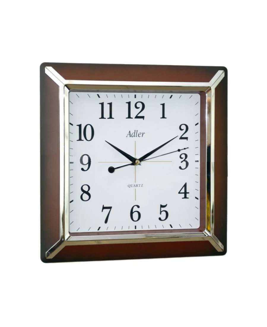 ADLER 30111 BROWN Quartz Wall Clock