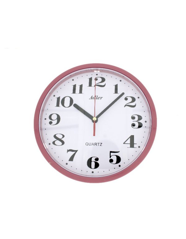 ADLER 30019 DARK PINK Quartz Wall Clock