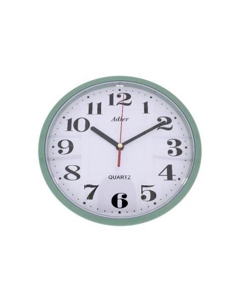 ADLER 30019 LIGHT GREEN Quartz Wall Clock