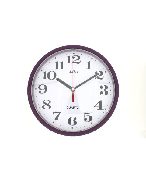 ADLER 30019 VIOLET Quartz Wall Clock