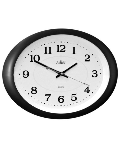ADLER 30016 BLACK Quartz Wall Clock