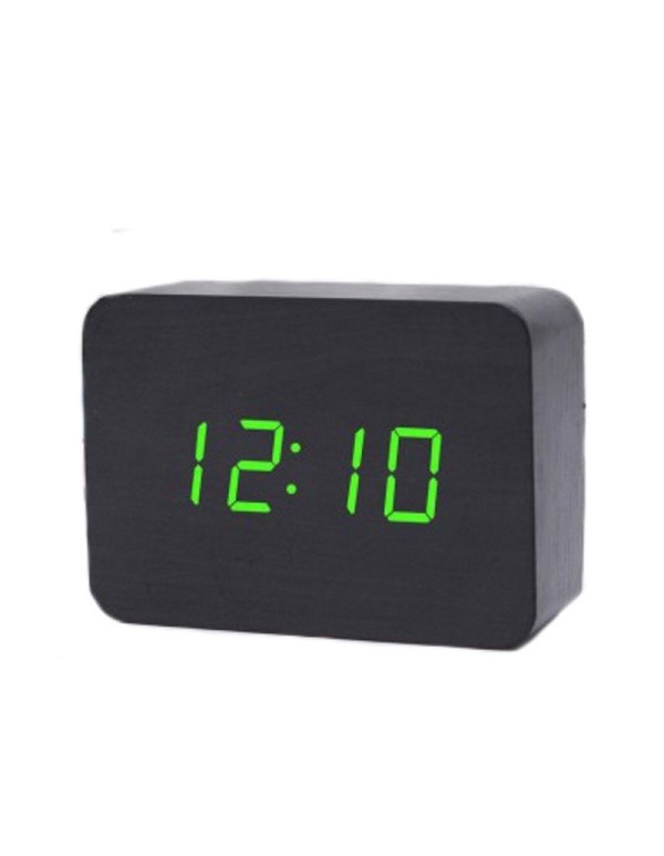 Электронные LED часы - будильник GHY-012/BK/GR