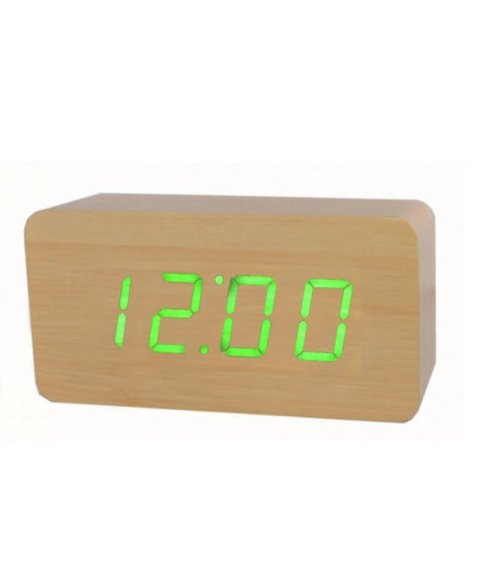 Electric LED Alarm Clock XONIX GHY-015YK/BR/GR