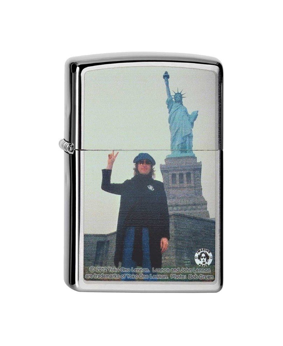 Lighter ZIPPO 28730 Classic  Chrome John Lennon  Pocket Lighter