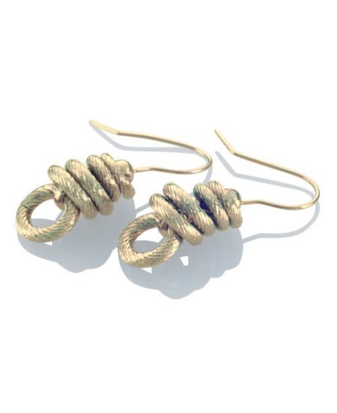 Auskarai Storm Whip Gold Earrings