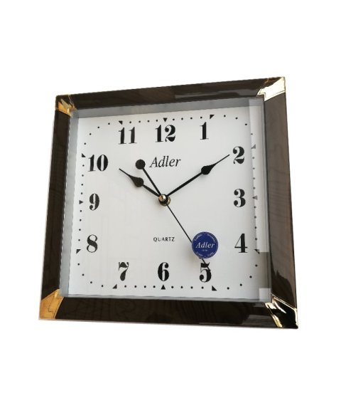 ADLER 30089 DARK WALNUT Настенные кварцевые часы 